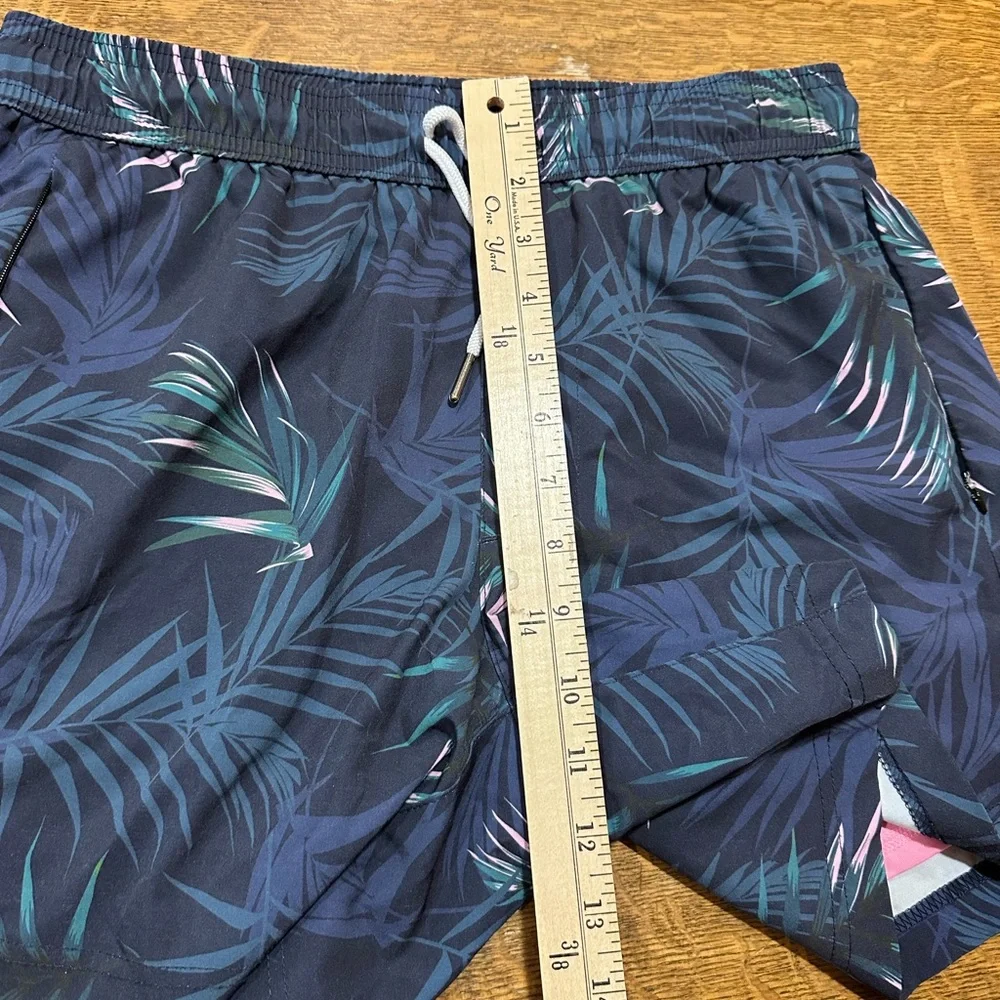 Maamgic Tropical Leaf Print‎ Men's Swim Trunks sz small